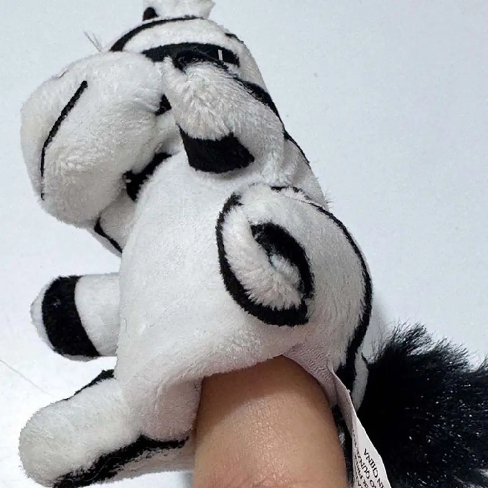 Juego de rol marionetas de dedo muñeco de peluche marionetas de mano de animales educativos narración de historias marionetas de 9cm juguete de peluche favores de fiesta