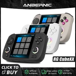 Anbernic RG CubeXX Handheld Game Console 3.95 Inch IPS Screen 64 Bit Linux System Supports 5G WiFi Bluetooth and TV HD Output