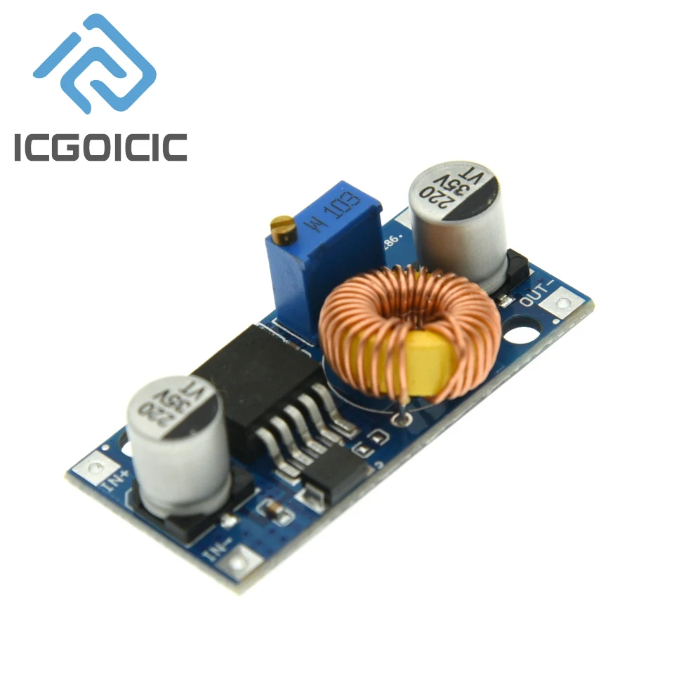 1/5/10pcs XL4005 5A DC-DC Buck Converter 5-32V to 0.8-24V Adjustable Step Down Power Supply Module
