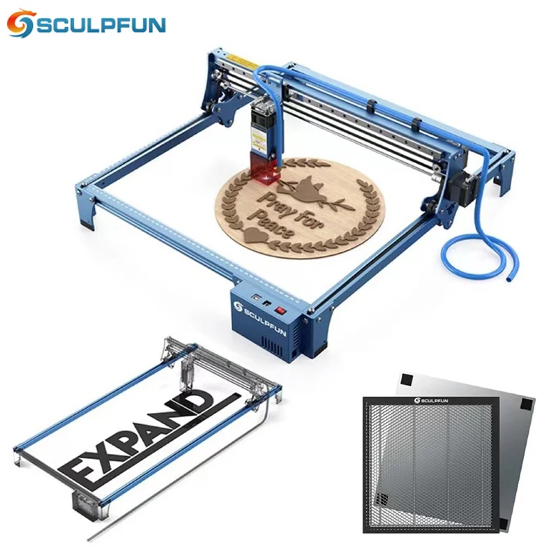 

Original SCULPFUN S10 Laser Engraving Machine 10W high-density Laser Engraver Industrial-grade Carving Precision 410x400mm