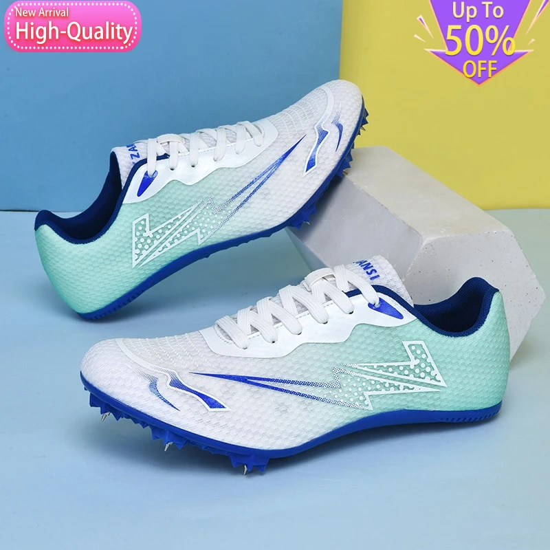 2026 Summer Hot Selling Mens Womens Track Field Shoes Lightweight Soft Sports Shoes Foot Protection Shock-absorbing Nail Shoes