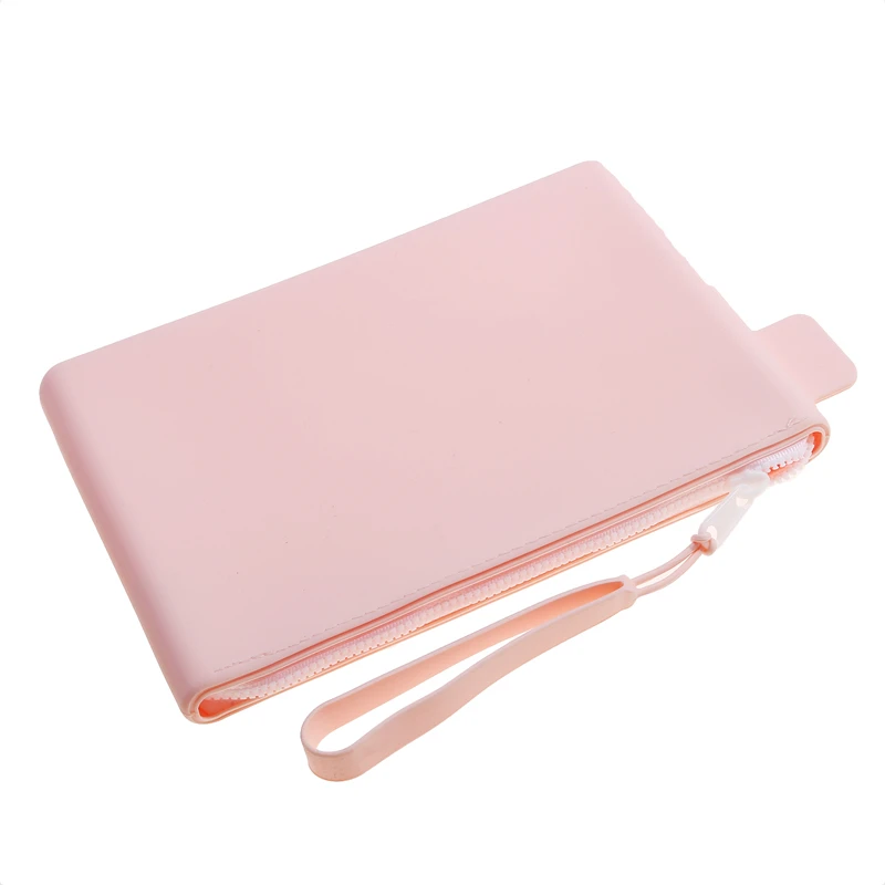 Borsa portaoggetti in Silicone lima portatile da viaggio portatile impermeabile cellulare auricolare pennello per trucco rossetto Organizer pochette