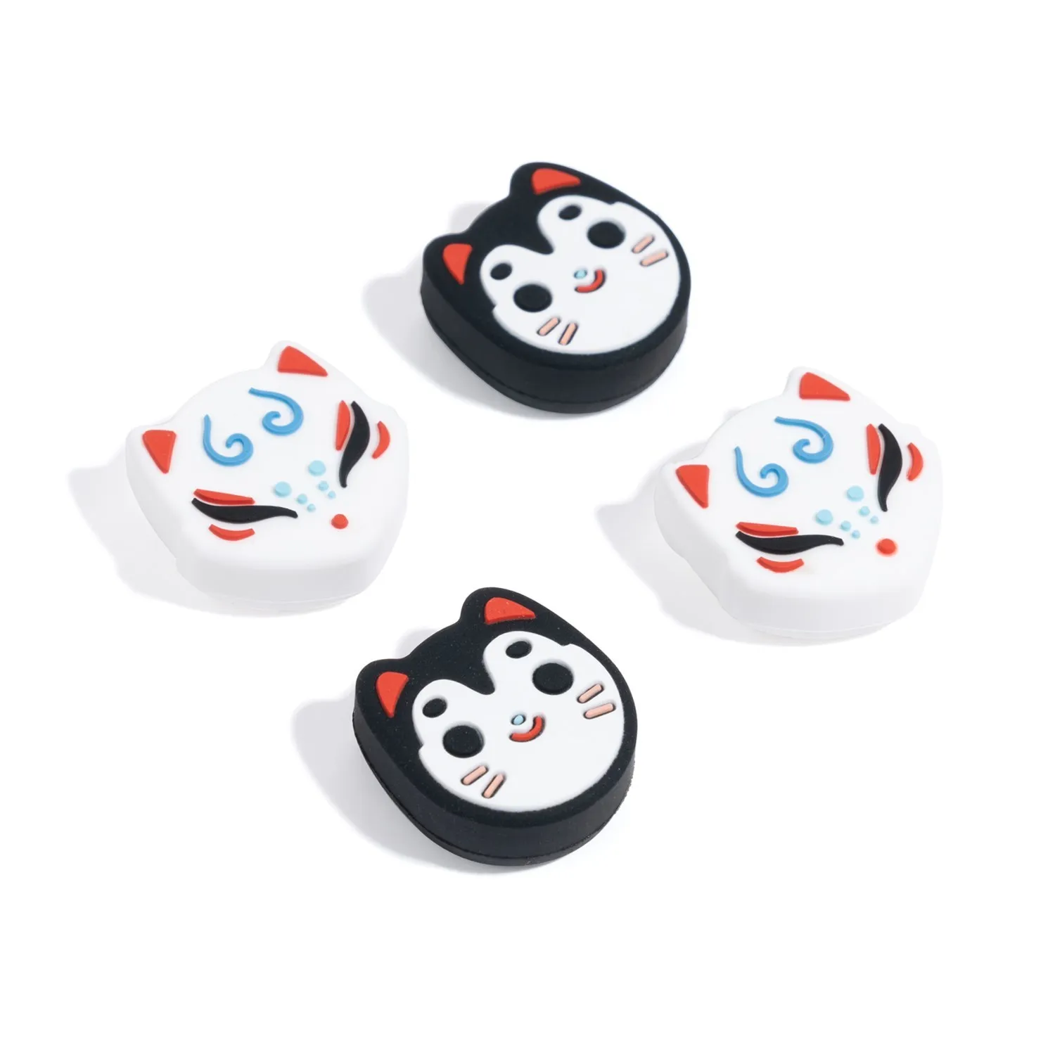 GeekShare 하라주쿠 닌텐도 스위치 엄지 스틱 그립 캡 조이스틱 보호 커버, NS 라이트 조이콘 컨트롤러 엄지 스틱 케이스