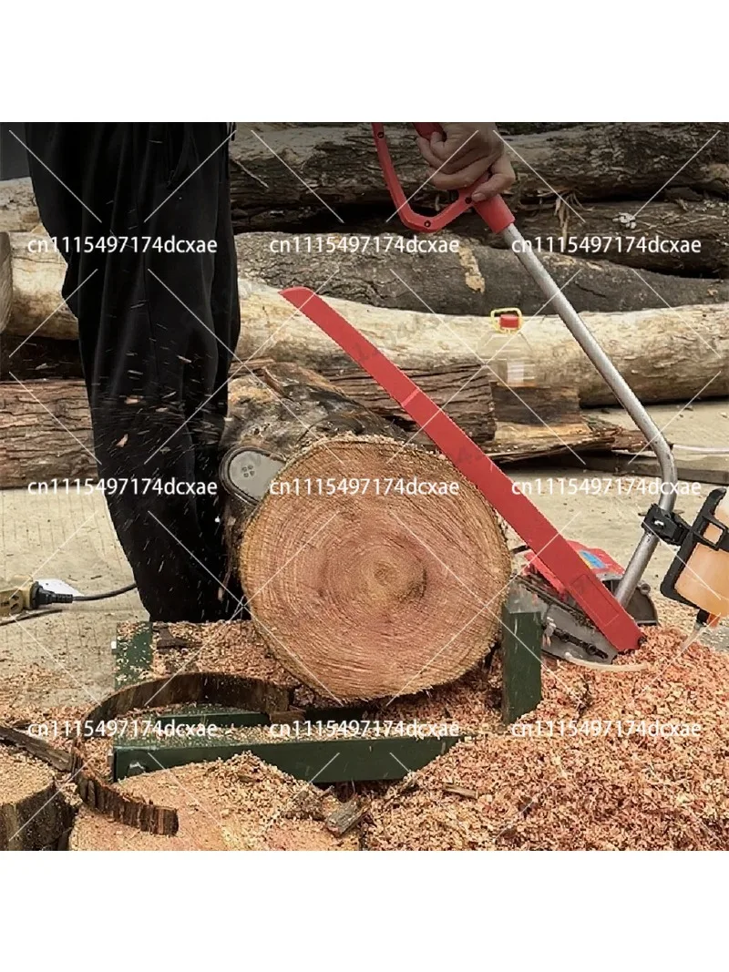 2850W High Power Electric Log Saw, Portable Firewood Cutting Machine for Household Firewood Processing