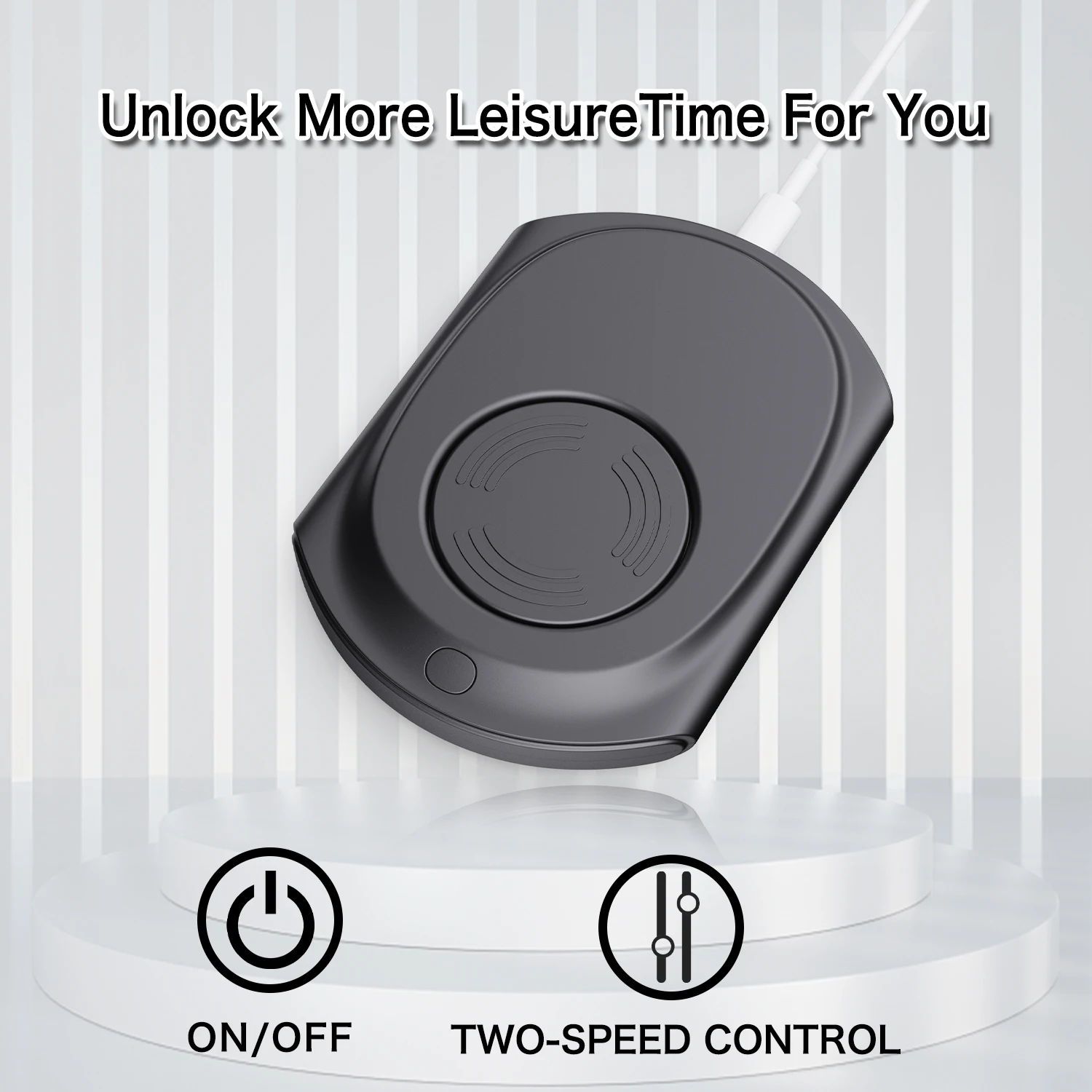 Custom Mouse Mover Device Undetectable Ultra Thin Noiseless Auto Mouse Mover Shaker to Keep Mouse Moving for Productivity Gift