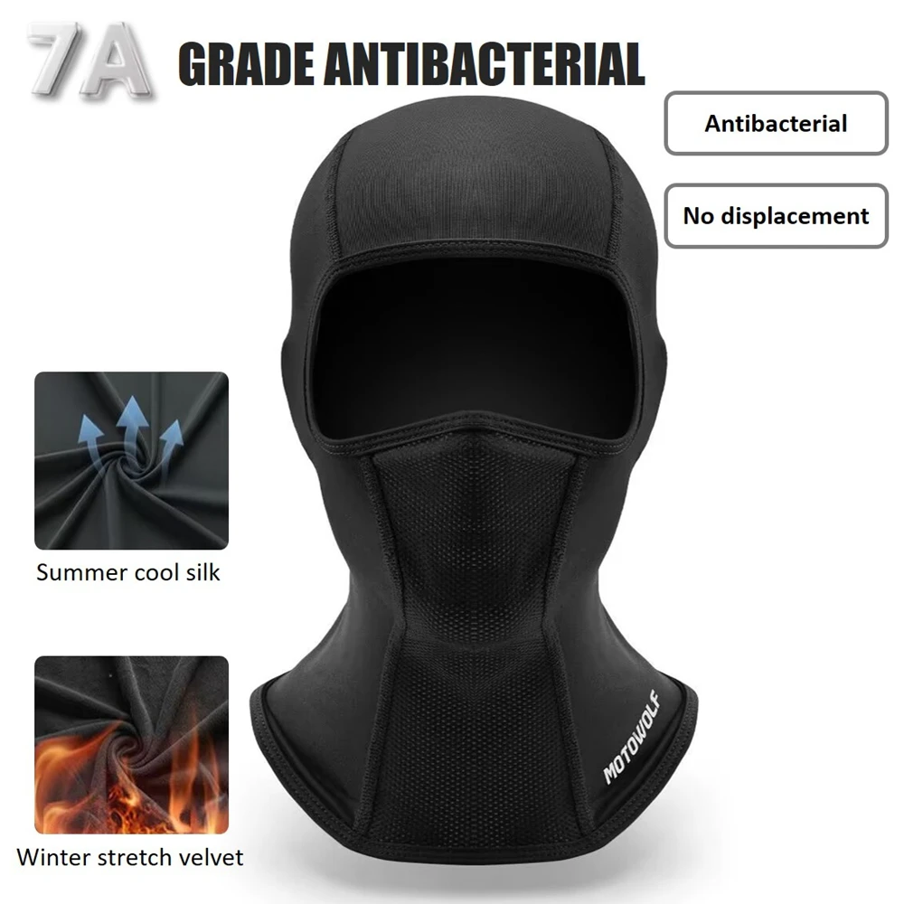 Summer Cycling Cap Ice Silk Breathable Anti-UV Balaclava Men Women Full Face Mask Motorcycle Running Cool Sport Gear