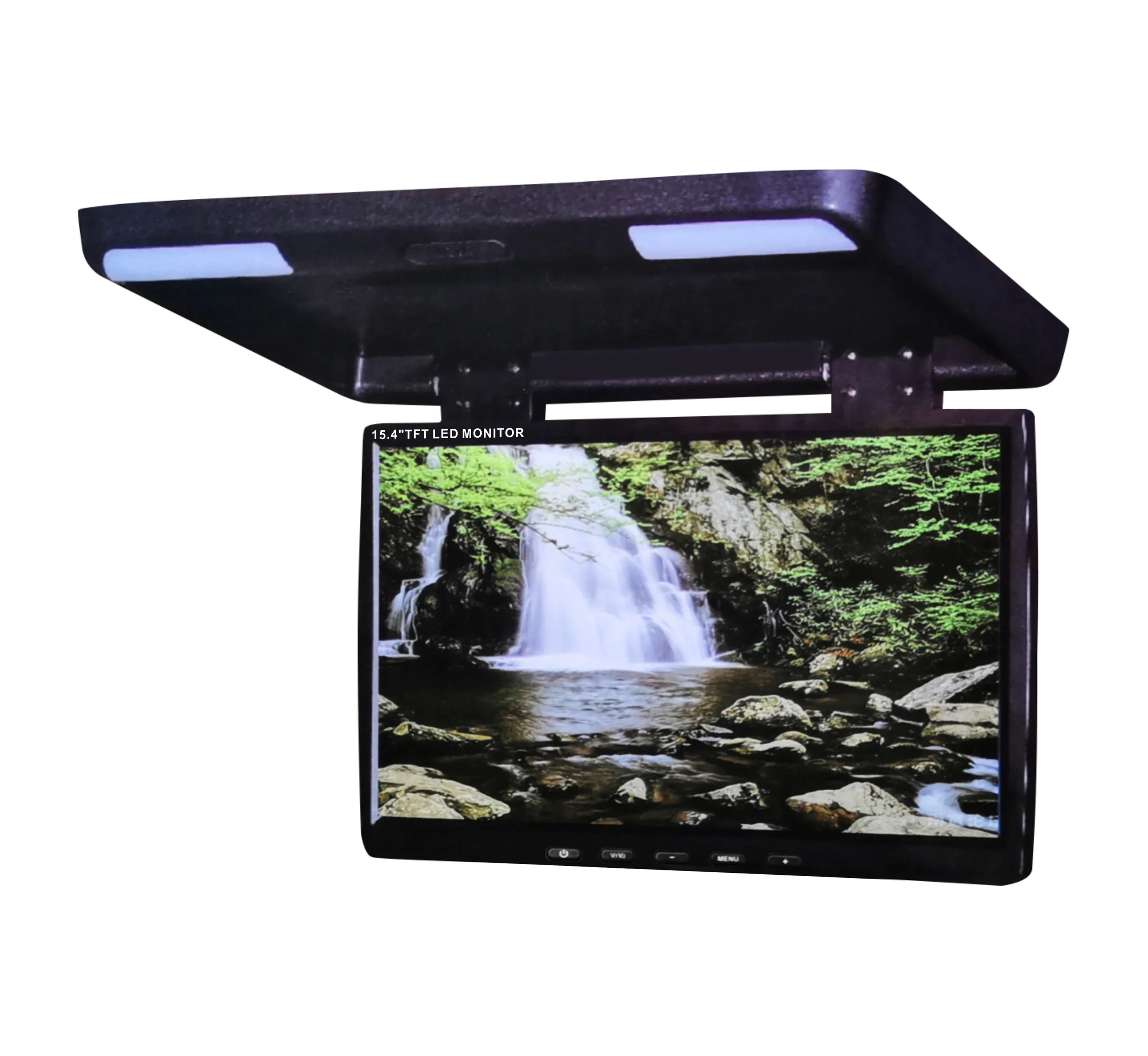 Monitor de coche para montaje en techo de 15,4 pulgadas