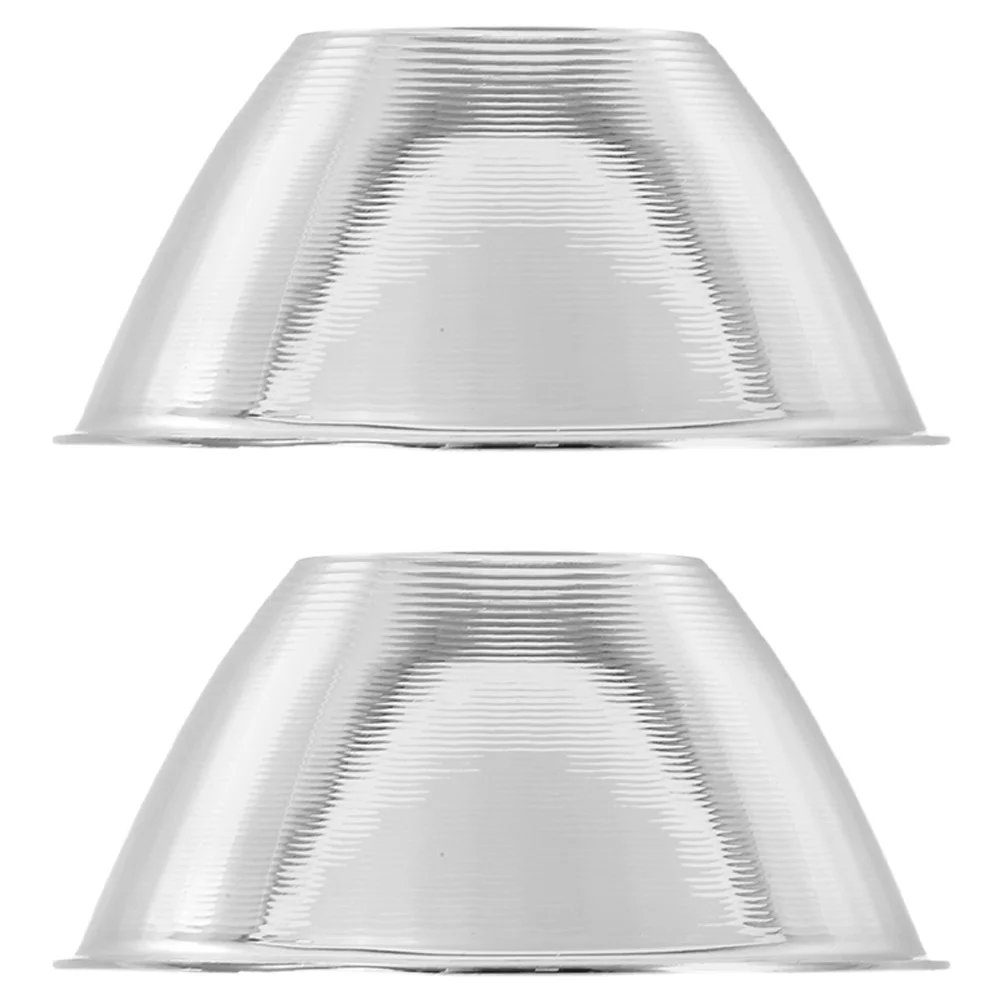 

2Pcs LED Light Reflector Cup Spotlight Lampshade Accessory High Brightness Flashlight Diffuser Replacement Part Outdoor