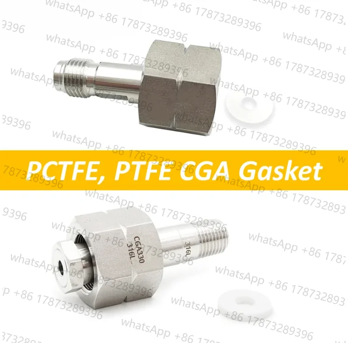 Gas Cylinder Connection WASHER CGA170/180/320/330/660/670/679 BS341 6/7/8/10/12/14 DIN477 1/5/6/7/8/9/10/11/14 PTFE PCTFE GASKET