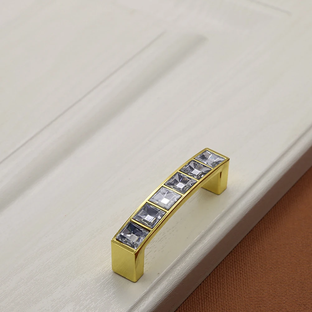 

Drawer Handle Door Handles Cabinet Knobs Crystal Shiny Indoor Furniture for Cabinets Dresser
