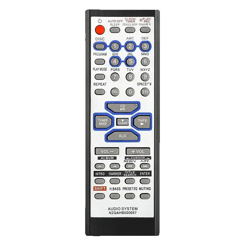 N2QAHB000057 For Panasonic Remote Control Replacement, For Panasonic CD Audio System SC-AK330 SC-AK333 SC-AK230 SA-AK230