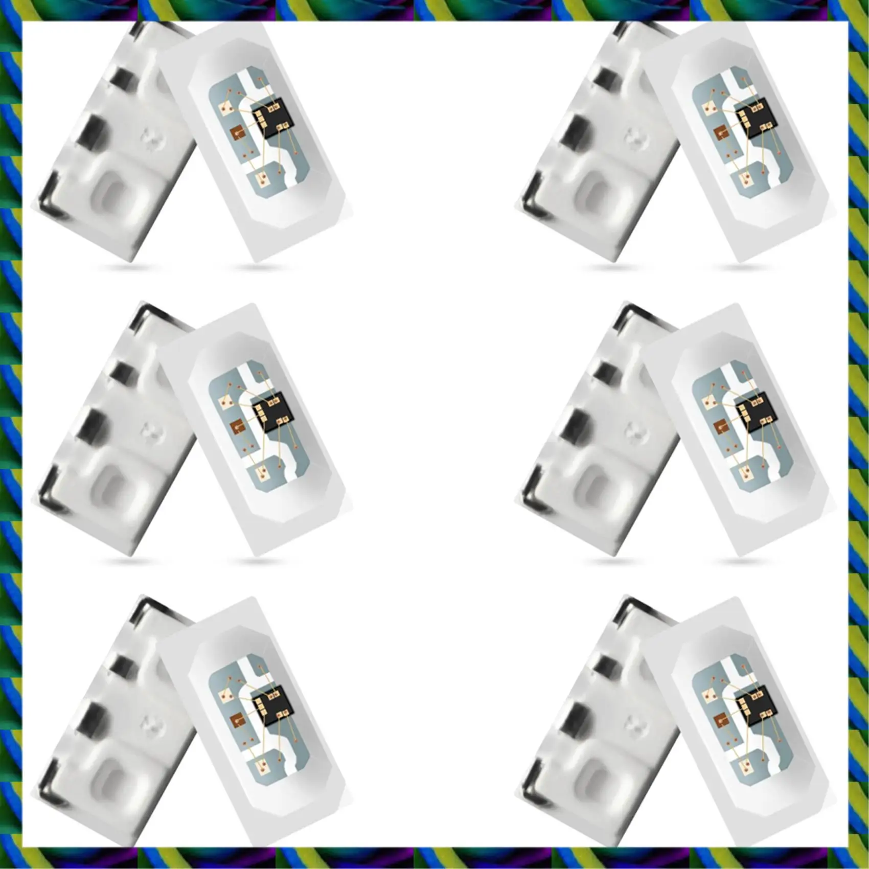 Ежедневно 600 шт. SK6812 SIDE-A SK6812 IC в светодиодном чипе, боковое освещение SMD 4020 RGB для полосового экрана, индивидуально адресуемое