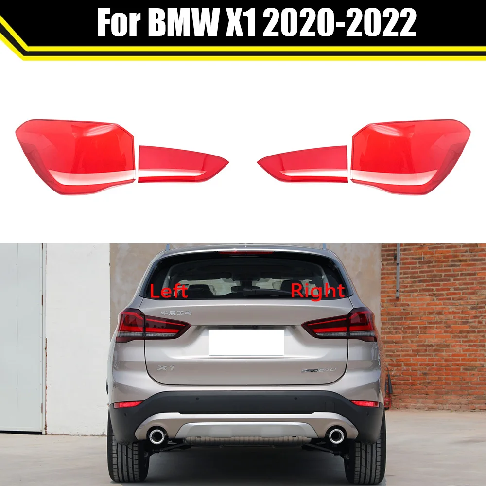 

For BMW X1 2020 2021 2022 Car Rear Taillight Shell Brake Lights Shell Replace Auto Rear Lamp Shell Cover Mask Lampshade