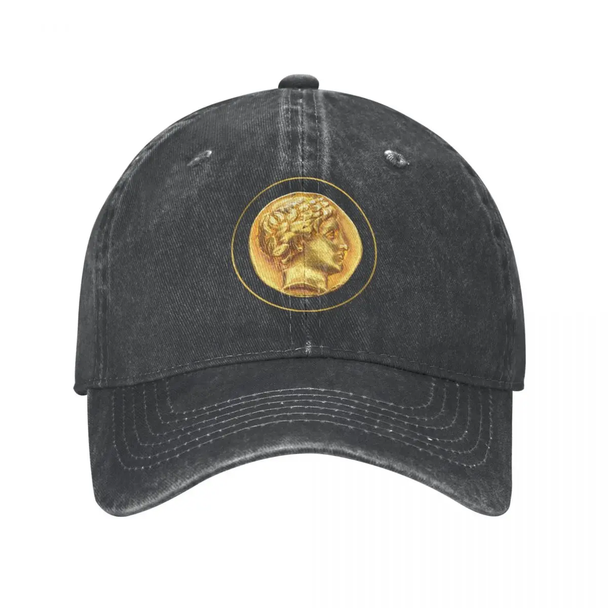 

Gold Stater Greek Coin,Medusa Baseball Cap cowboy hat Peaked cap Cowboy Bebop Hats Men and women hats