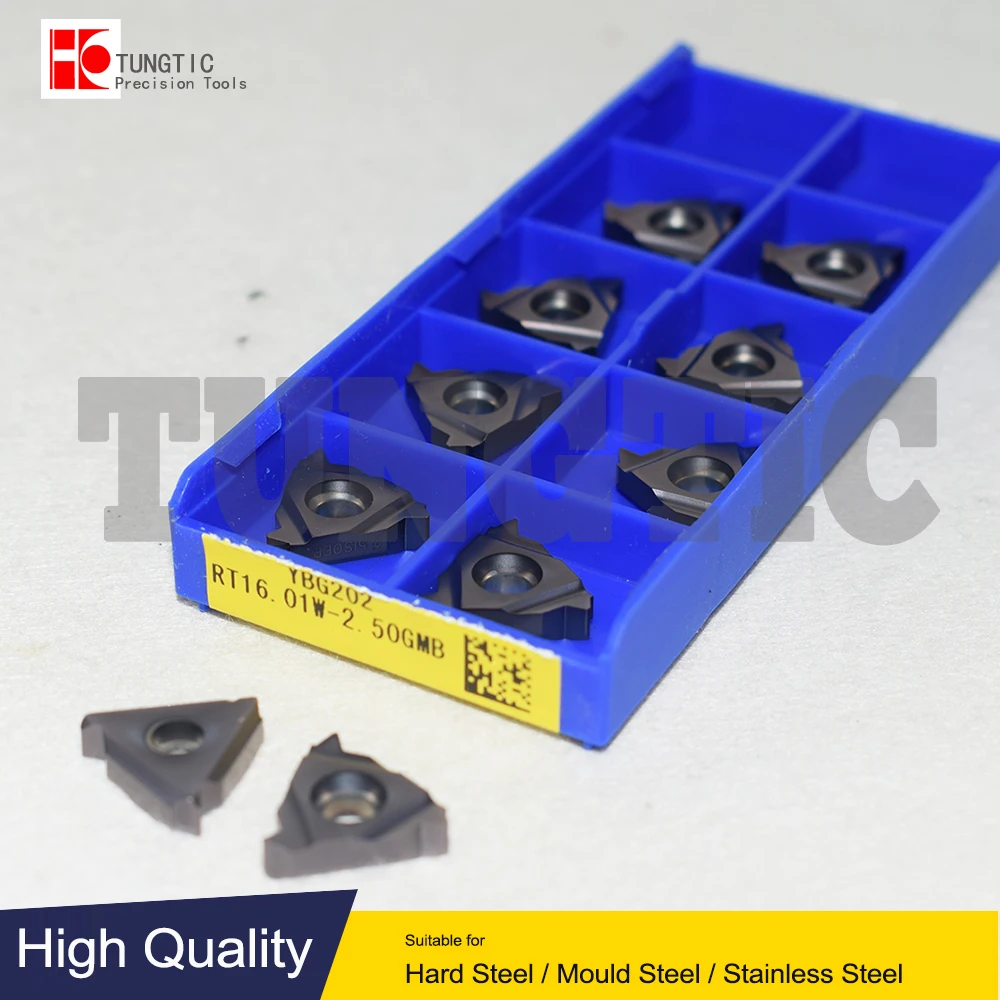 

RT16.01W-2.50GMB YBG202 Milling Cutter CNC Insert Lathe Cutting Tool Lathe Machining Metal Turning Tools RT16.01W 2.50GMB