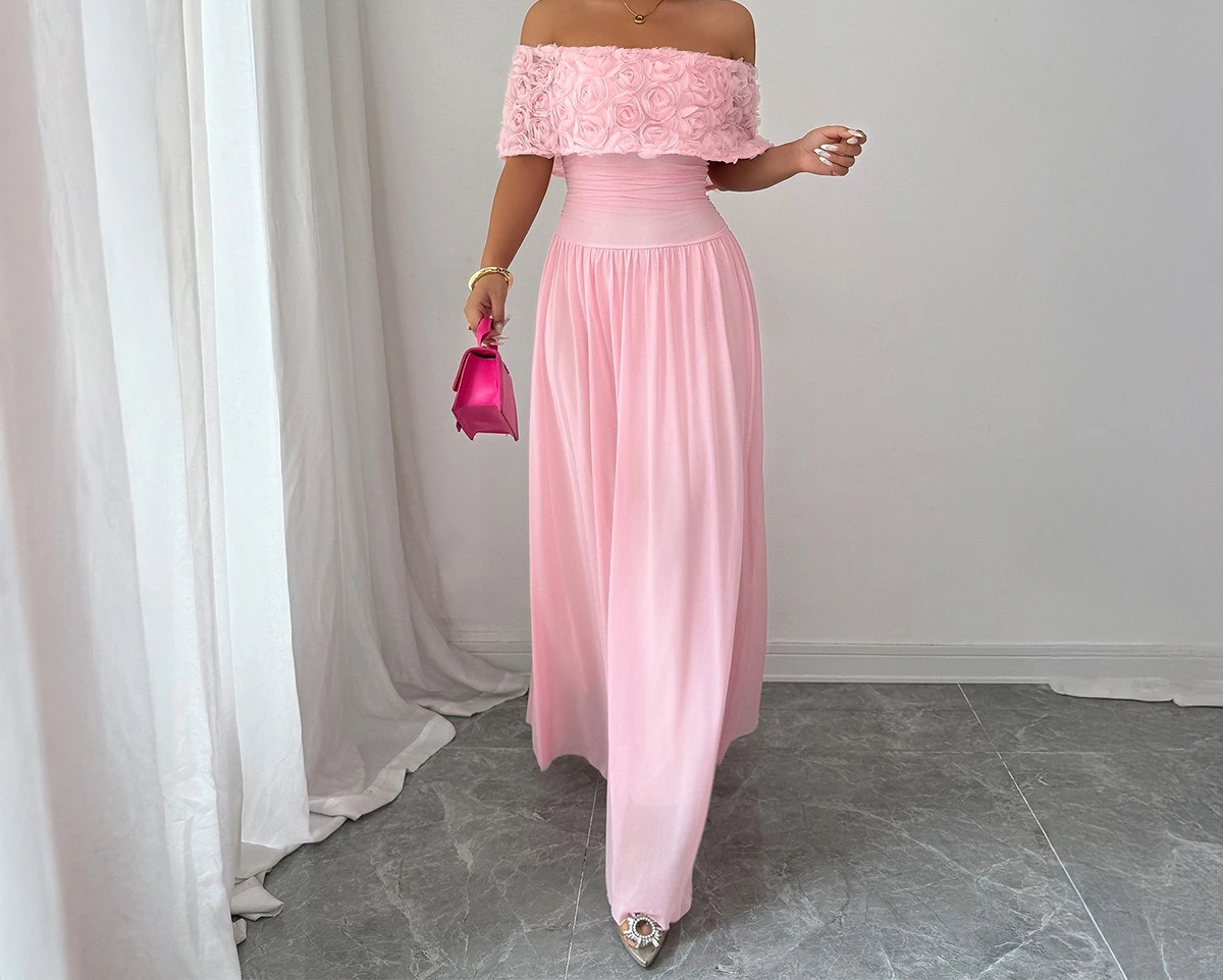 مزاجه أنيقة حمالة الراقية تنورة طويلة فستان نسائي فستان نسائي 2025 الخريف والشتاء