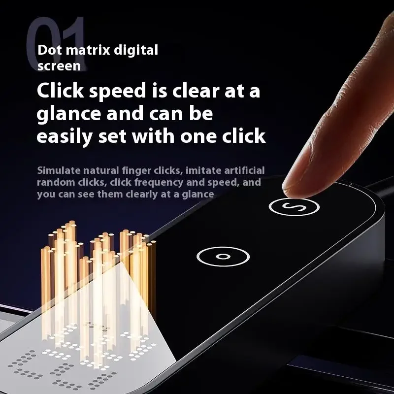 Screen Auto Clicker Simulated Finger Clicking For TikTok Smart Phone App Video Live Streaming Screen Touch Tripods Tapper Device image 2