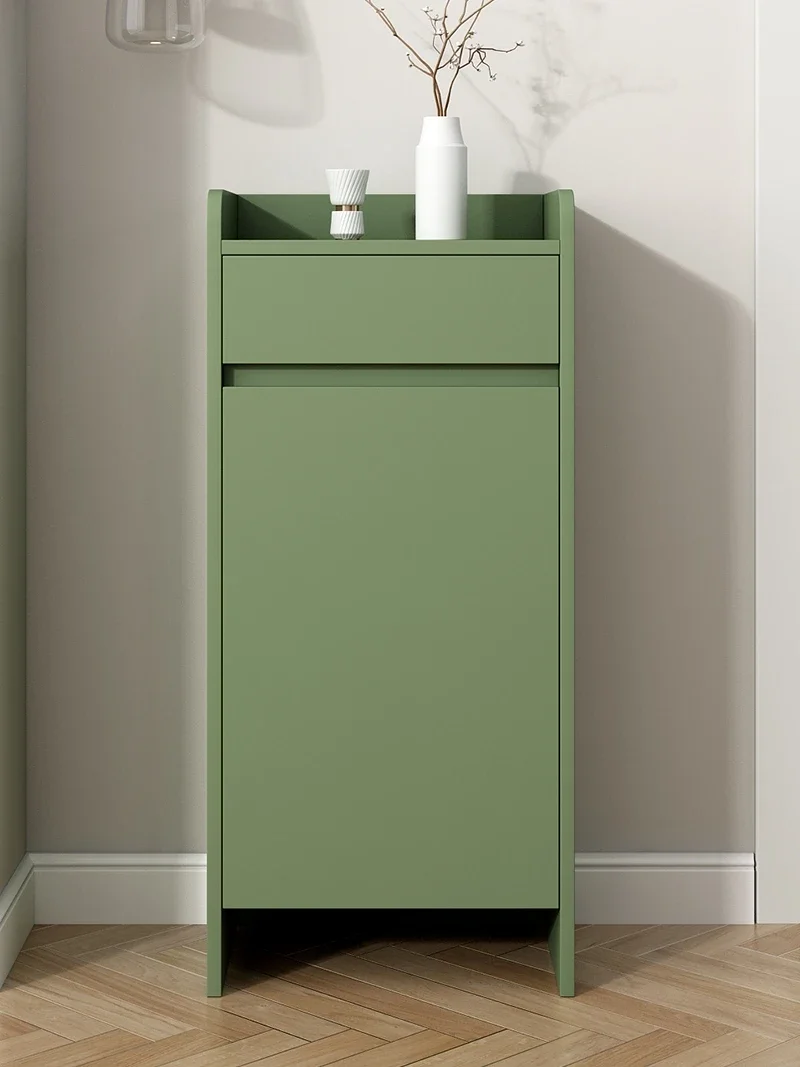 Minimalist and ultra narrow shoe cabinet for household doorstep, hallway, small unit, small-sized balcony, extremely narrow