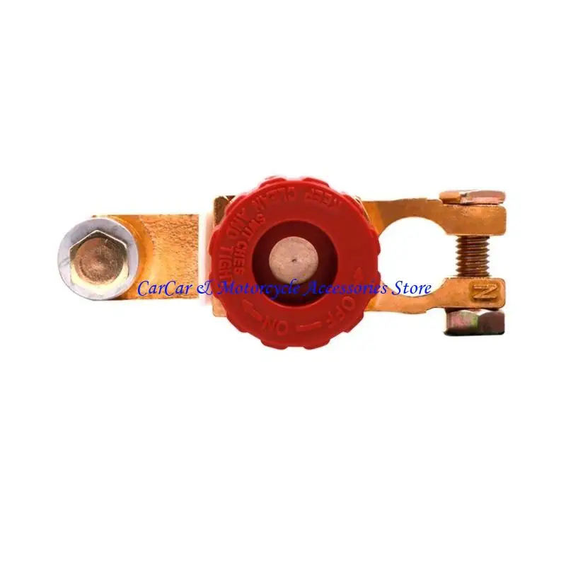 

G5AD Vehicle Battery Isolator Quick Disconnect Battery Shut Offs Switch Top Post Battery Disconnect Switch with Knob