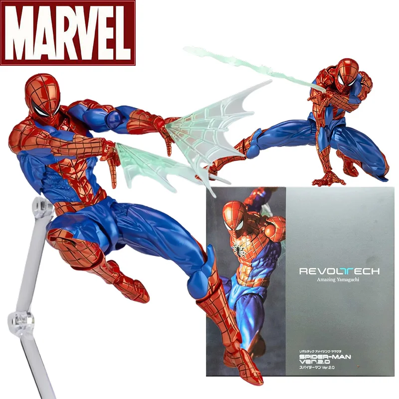 Yamaguchi Spider Man Action Figure Toys Multiple Accessories High-quality Spiderman  Movable Statue Model Doll Figurine Gifts