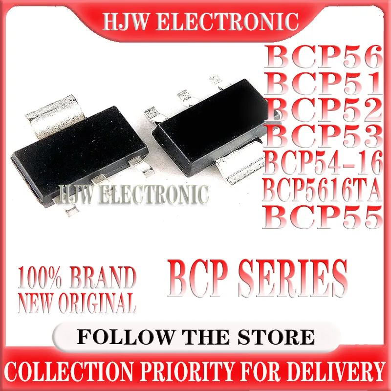 10PCS BCP56T1G SOT223 BCP56 SOT BCP51 BCP51-16 BCP52 BCP52-16 BCP53 BCP55 BCP53-16 BCP53T1G BCP54-16 BCP54 BCP5616TA BCP5616