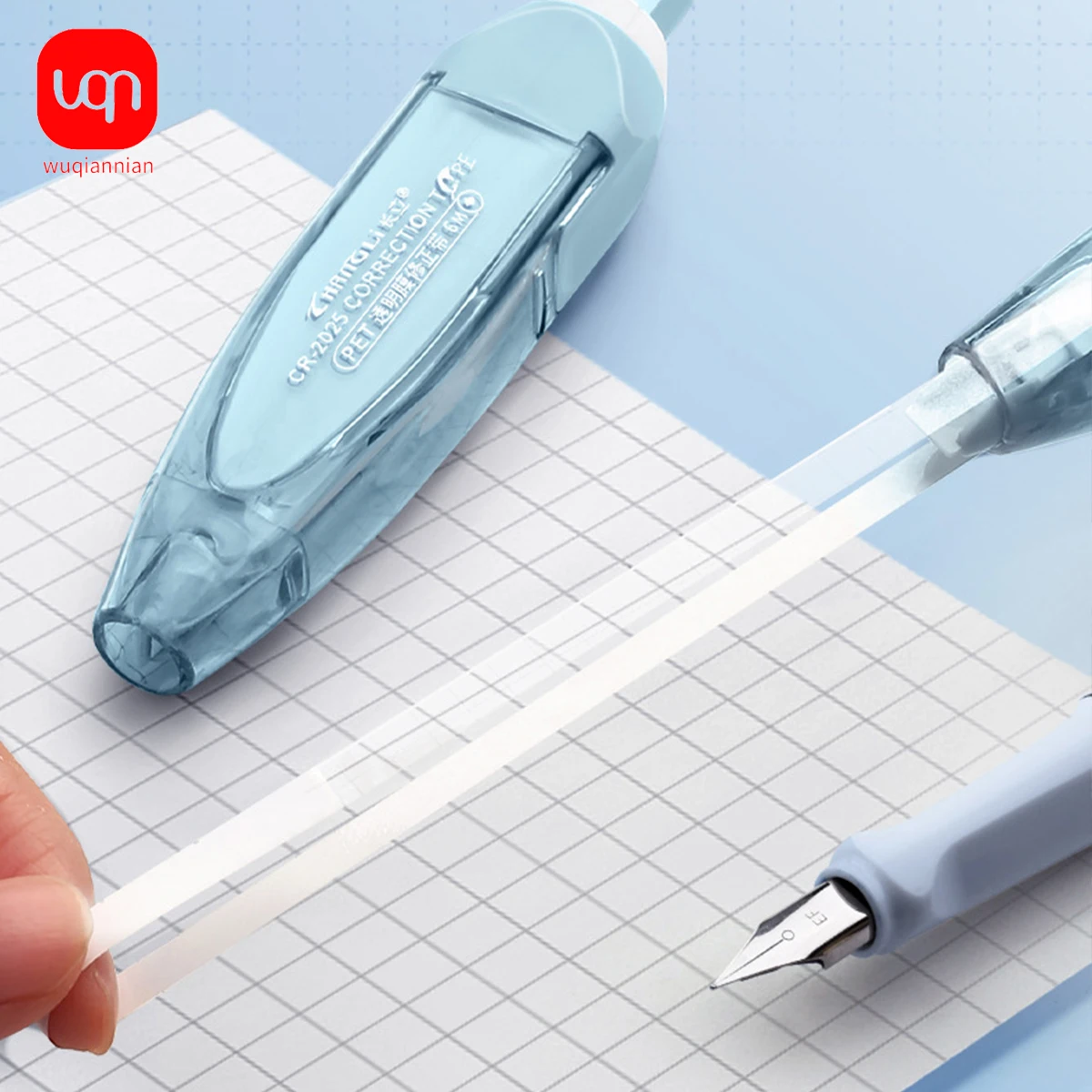 5mm*6m Student Correction Tape Error Eraser Writable Sticker Pen-type Replaceable Refills Creative School Stationery