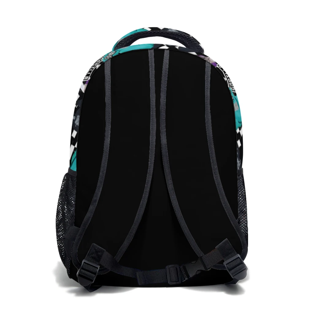 Mochila de Colégio Impermeável de Alta Capacidade para Crianças, Gorila Tag VR Gamer Merch, Pixel Monke, Nova Moda Feminina, 17"