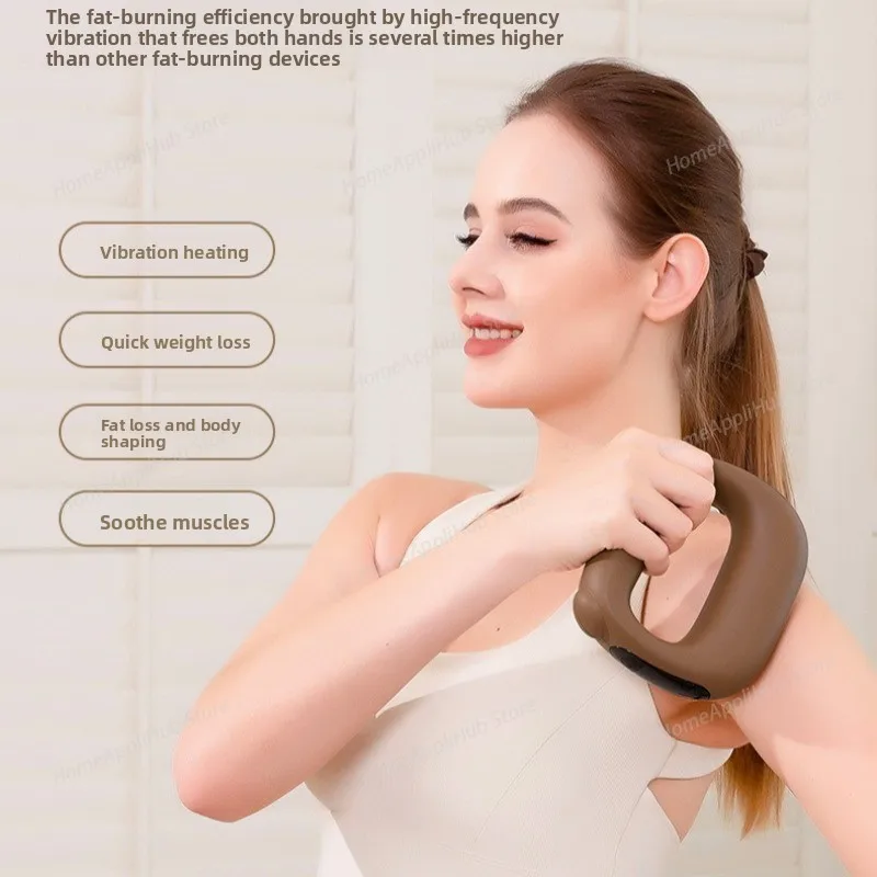 

Vibration Fascia Massage Ring Portable Mini Shaking Machine for Shoulder Neck Back Pain Relief Yoga Massager portable massager