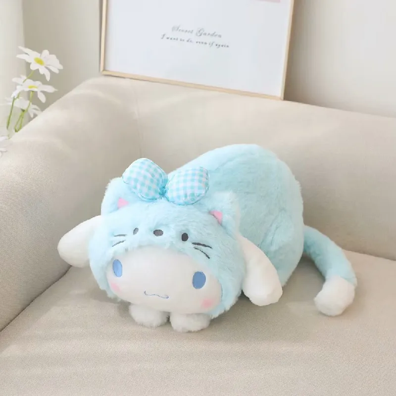 Sanrio Kawaii Kuromi My Melody Cinnamoroll Plüsch Spielzeug Puppe Papier Handtuch Abdeckung Cartoon Weiche Angefüllte Plüschtiere Kinder Kissen Puppen