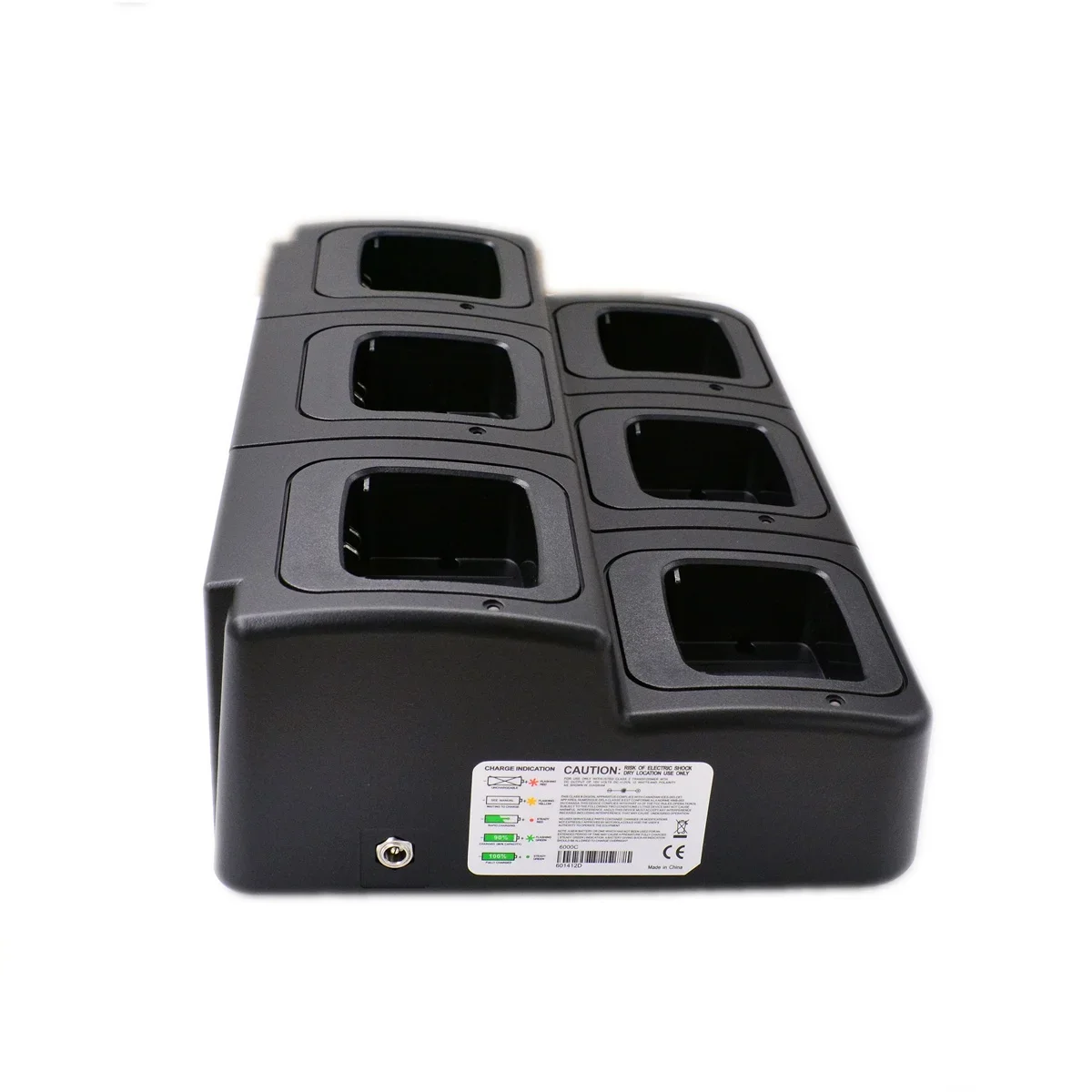 Six Way Multi-Unit Desktop Charger For DGP 8550 APX2000 XPR3000 XiRP8668 HAM Radio Rapid Replenisher Charge Tray