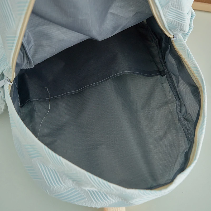 School Bags For Girls Solid Junior High School Student Schoolbag Korean Version Laptop Backpack Women Boys