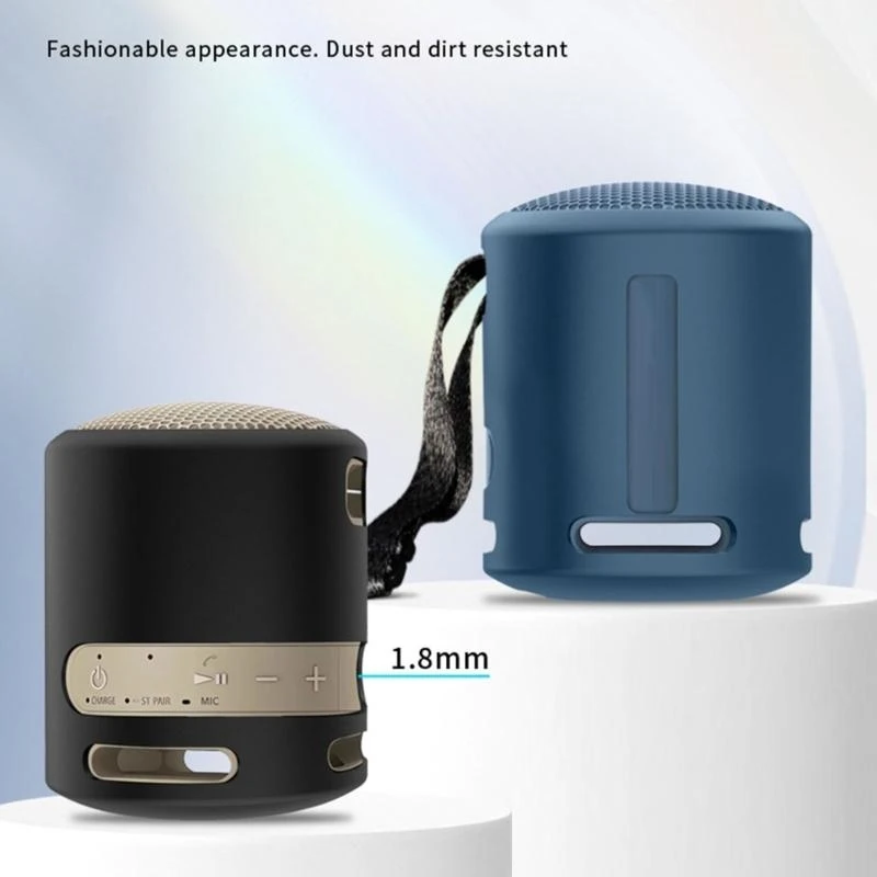 เคสซิลิโคน J0MB สำหรับลำโพง SRSXB100 XB13, การป้องกันรอยขีดข่วนเกียร์น้ำหนักเบาและการบำรุงรักษาง่าย