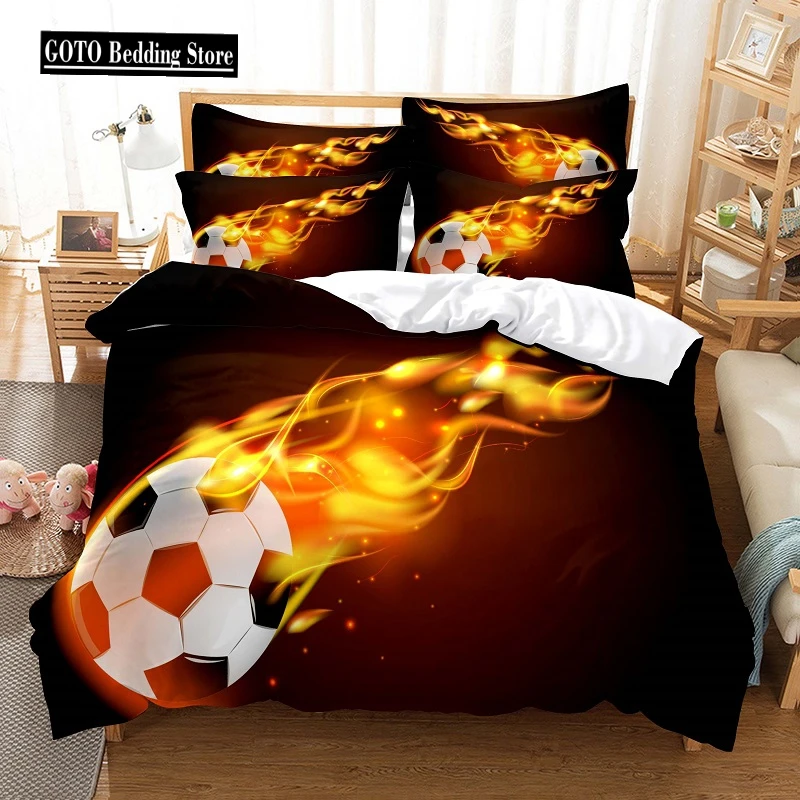 Basketball Series Bedding Set for Men Boy Duvetcover Pillowcase Bedding Sets Cotton Bedclothes Double Queen Dropshipping