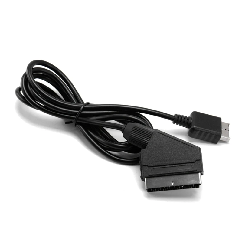 1.8M/6FT Video Game Cable Scart Cable For PS1 for PS2 for PS3 Console for NTSC System Accessories