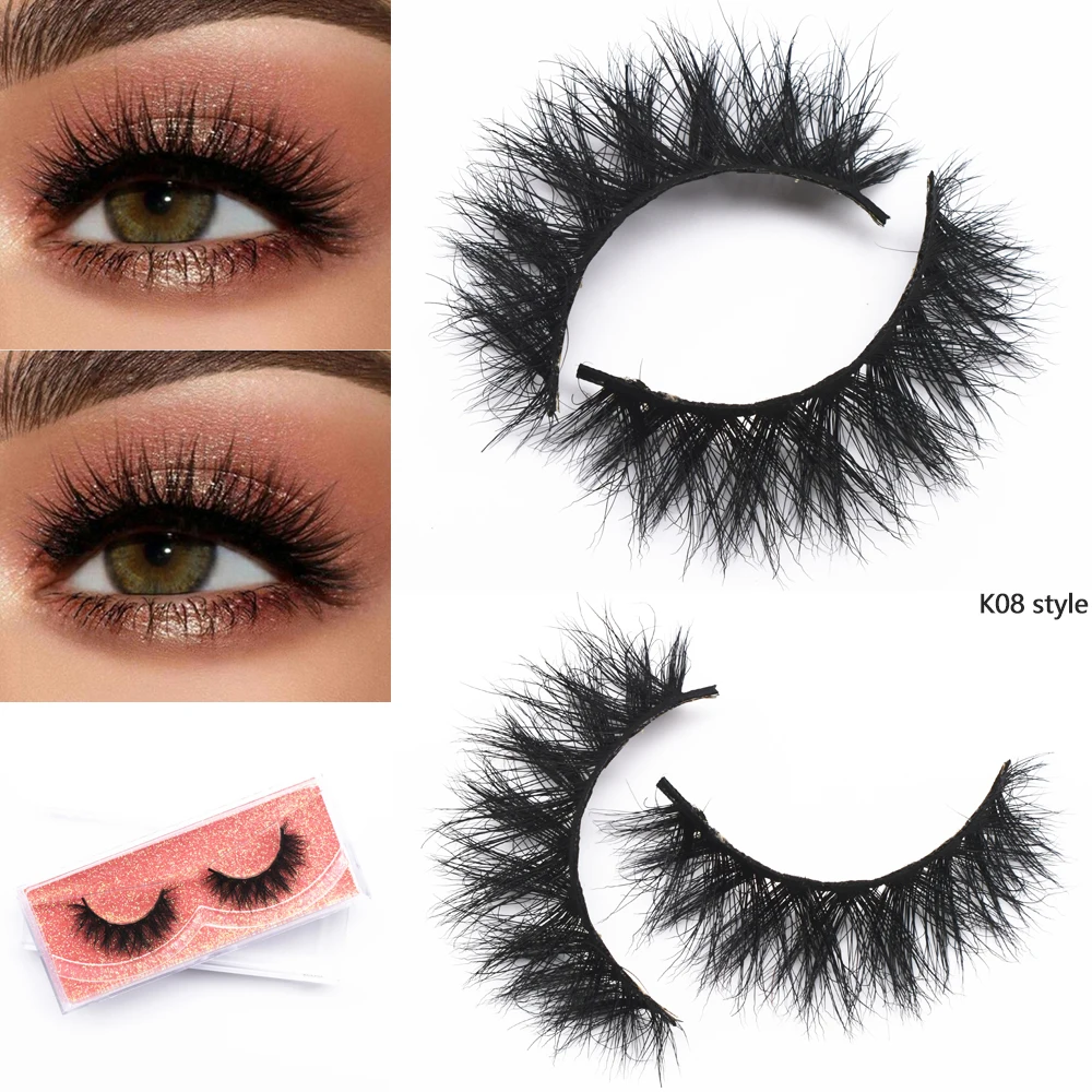 3D Mink Eyelashes Upper Lashes Real Mink Strip Eyelashes Handmade Crossing Mink Eye Lashes Extension Makeup Eyelashes Wispy Lash