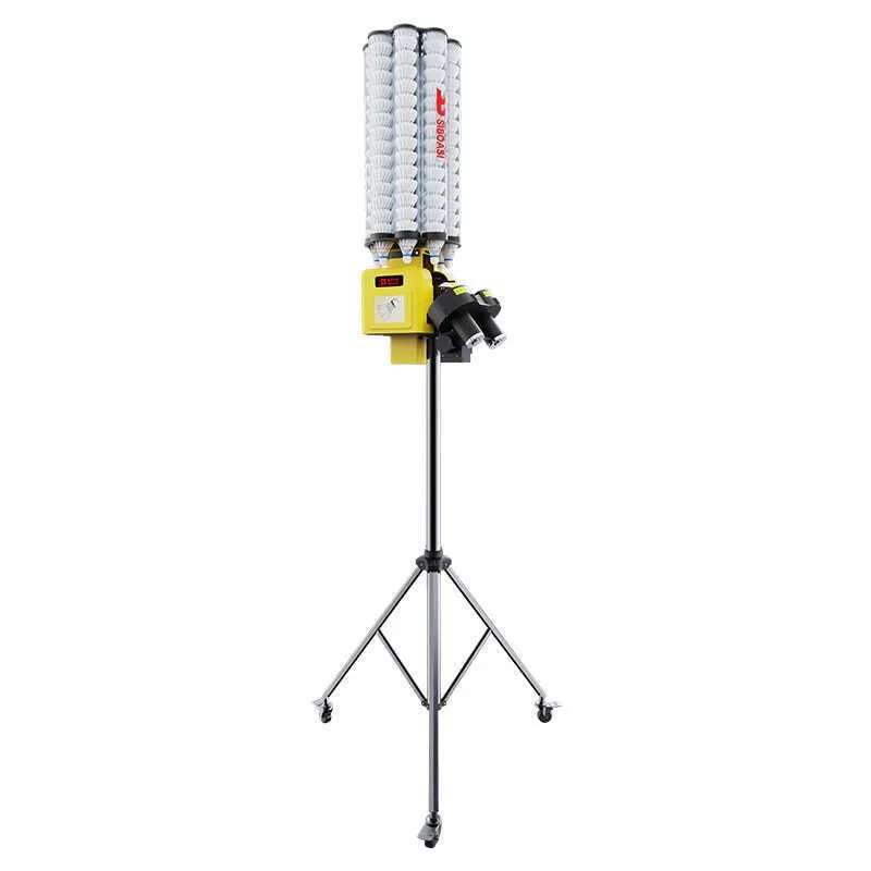 SS-B3 training badminton serve machine, mobile phone custom path badminton serve machine