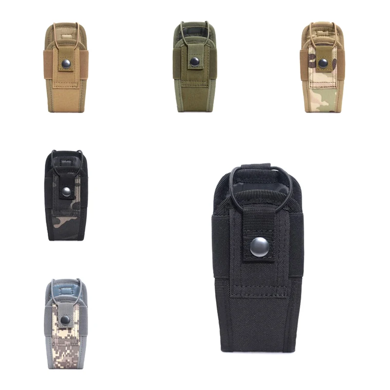 1000D Tactical Molle Radio Walkie Talkie Pouch marsupio tasca portatile Interphone fondina borsa per il trasporto per la caccia campeggio