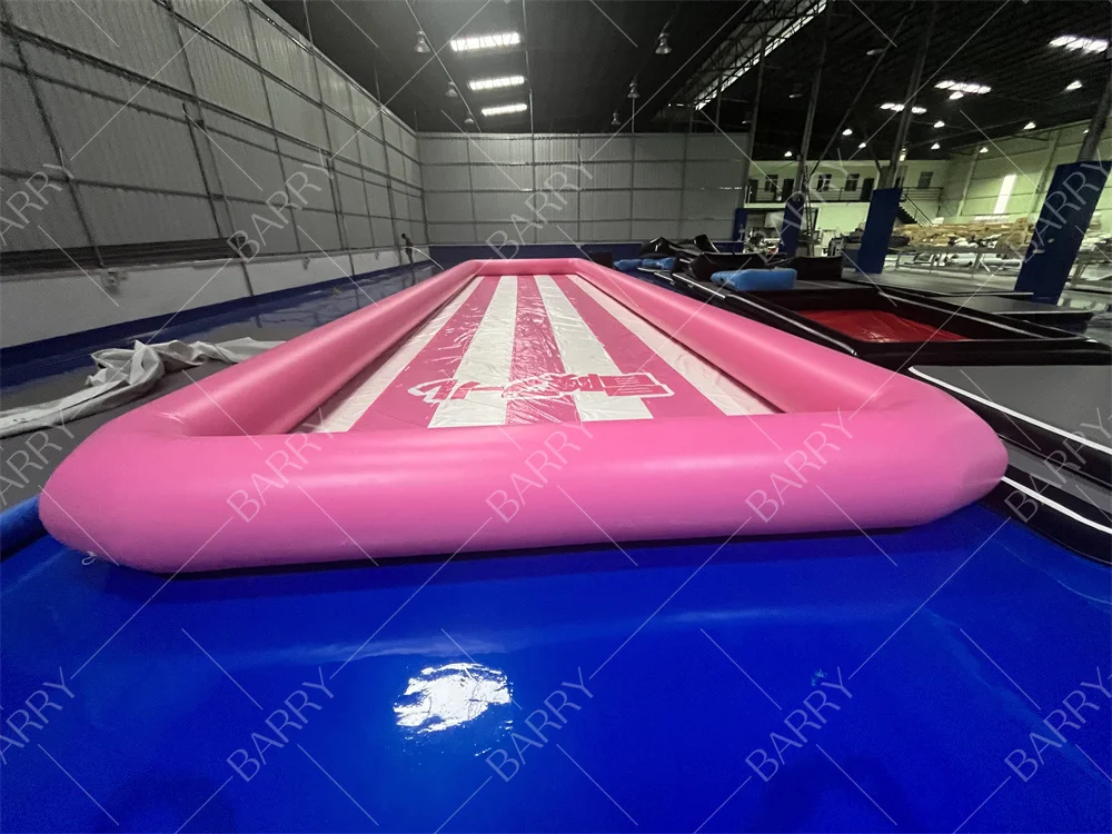 Portable Backyard Inflatable Skim Track Skimboard Pool Swimming Pool For Outdoor Skimboarding Sport Games