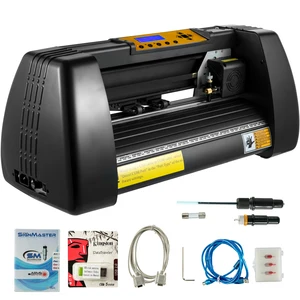 SucceBuy Mesin Pemotong Vinil 14 Inci dengan Tanda Berdiri Membuat Plotter Pemotong Tanda Vinly Kit Bundel Pemula Perangkat Lunak Signmaster 6 mesin plotter penjualan terbaik - №