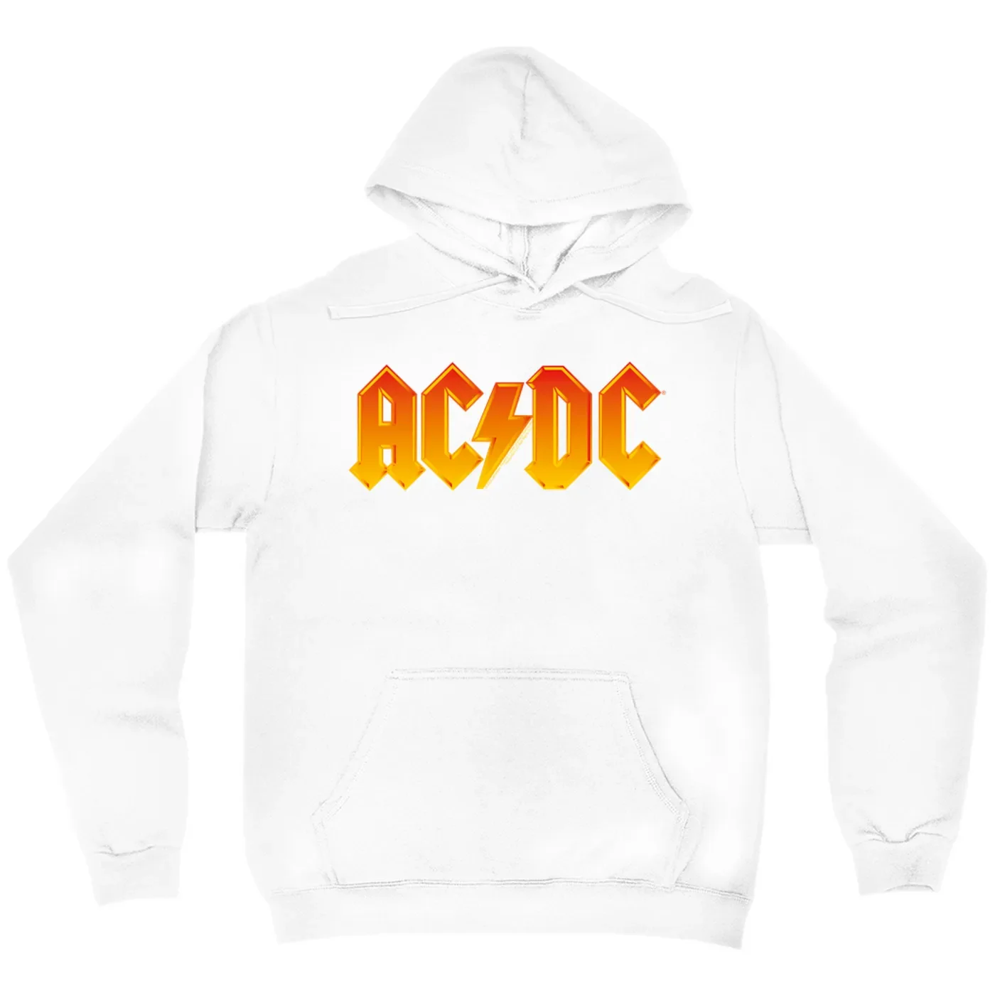 AC DC هوديي برتقالي أصفر متدرج شعار جرافيك طباعة الرجال والنساء فضفاض هوديس دافئ عادية الخريف والشتاء الفاخرة #1