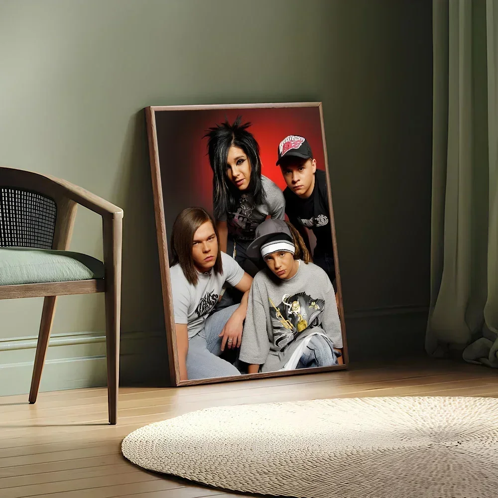 T-tokio H-hotel Band Whitepaper Poster Waterproof Paper Sticker Coffee House Bar Posters Wall Stickers