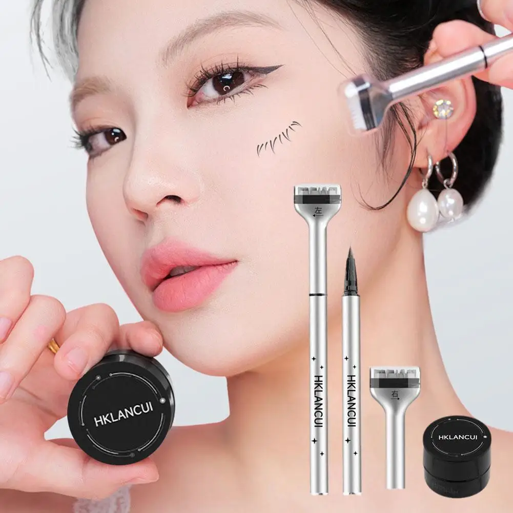 Lower Lash Stamp Waterproof Eye Liner Pencil Lower Stamper Eyelash Under Easy Lash Seal Tools Beauty Lashes Eyelash Templat O2P7