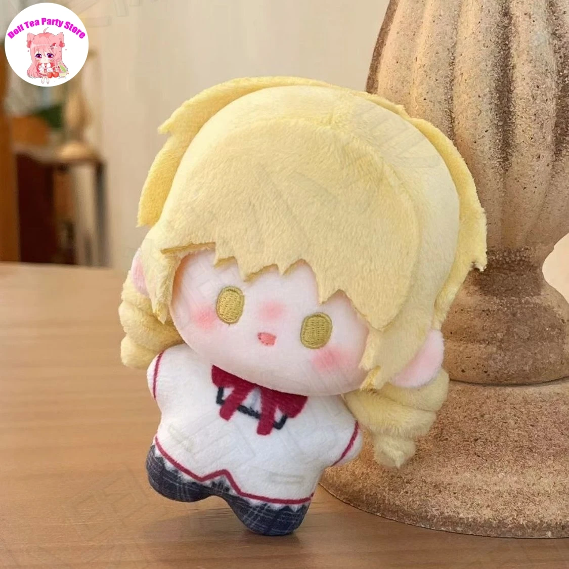 

Аниме Doujin Tomoe Mami Attributes, кукла с принтом, 10 см, мини-плюшевая морская звезда, плюшевые игрушки, кулон, брелок, игрушка, подарки для косплея