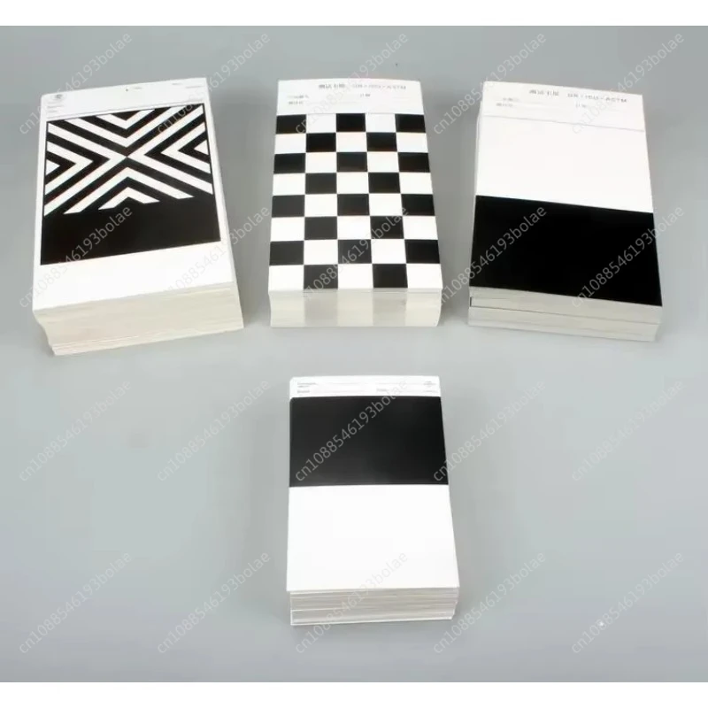 (coverage test paper jam) black and white paper hiding power black and white papers coating cover paper paint 100 sheets