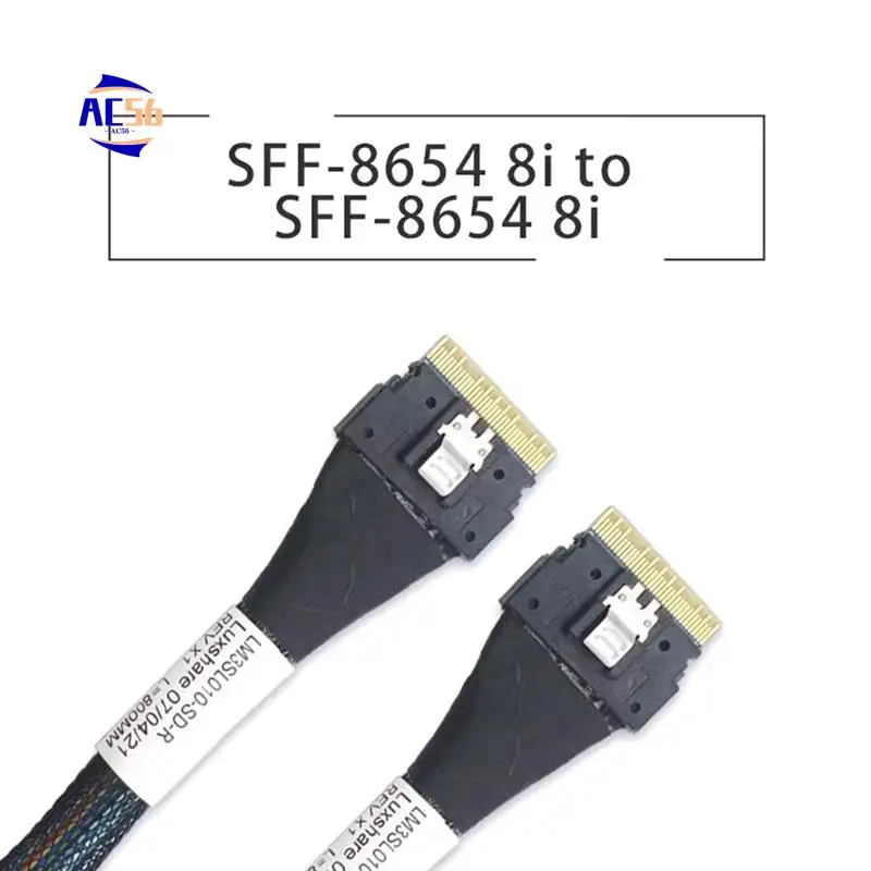 

AC56-High Speed Pcie 4.0 Slimsas SFF8654 8I To 8I 9500 Series Nvme Available Cable External Video Card Adapter