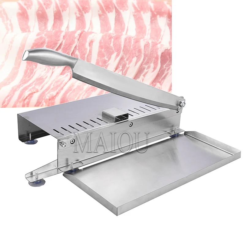 

Commercial Frozen Meat Slicer Bone Cutting Tool Stainless Steel Minced Lamb Bone Meat Cutter Chicken Duck Fish Cutting