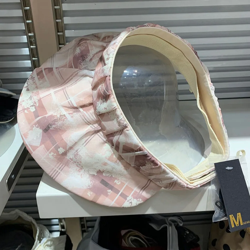 

2025 Регулируемая женская шляпа от солнца с пустым верхом, повседневная кепка с козырьком, защита от ультрафиолета, дышащая пляжная шляпа на открытом воздухе