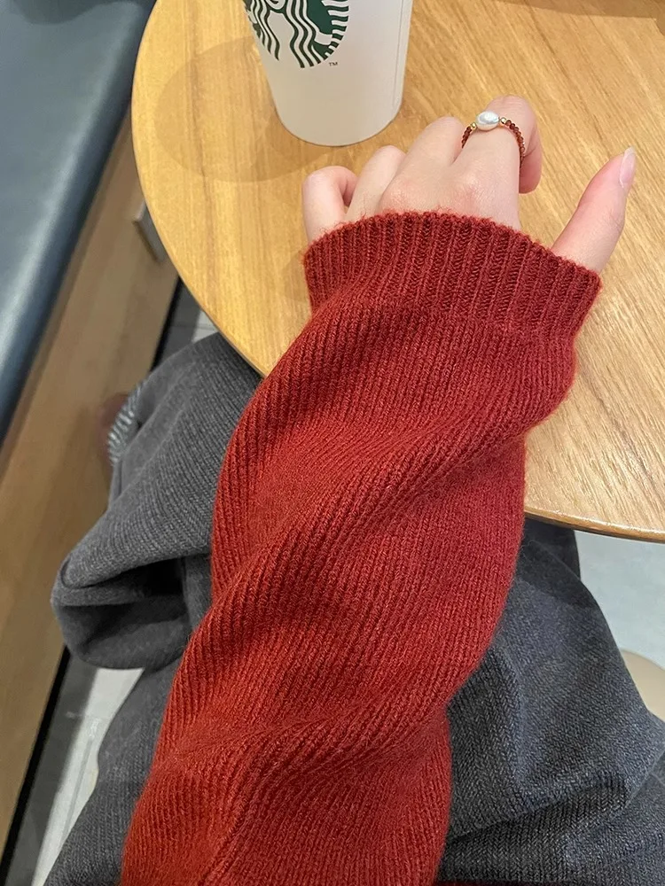 

Свитера Джемперы Пуловеры Женские эластичные кисточки Ярмарка Остров Панк Рождество Праздник Фестиваль Зима Термальный Уютный Подарок Теплая посадка