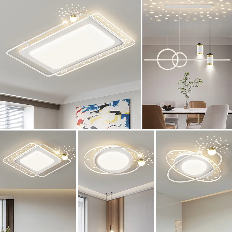 

Zhongshan master bedroom master lighting package modern simple whole house ceiling