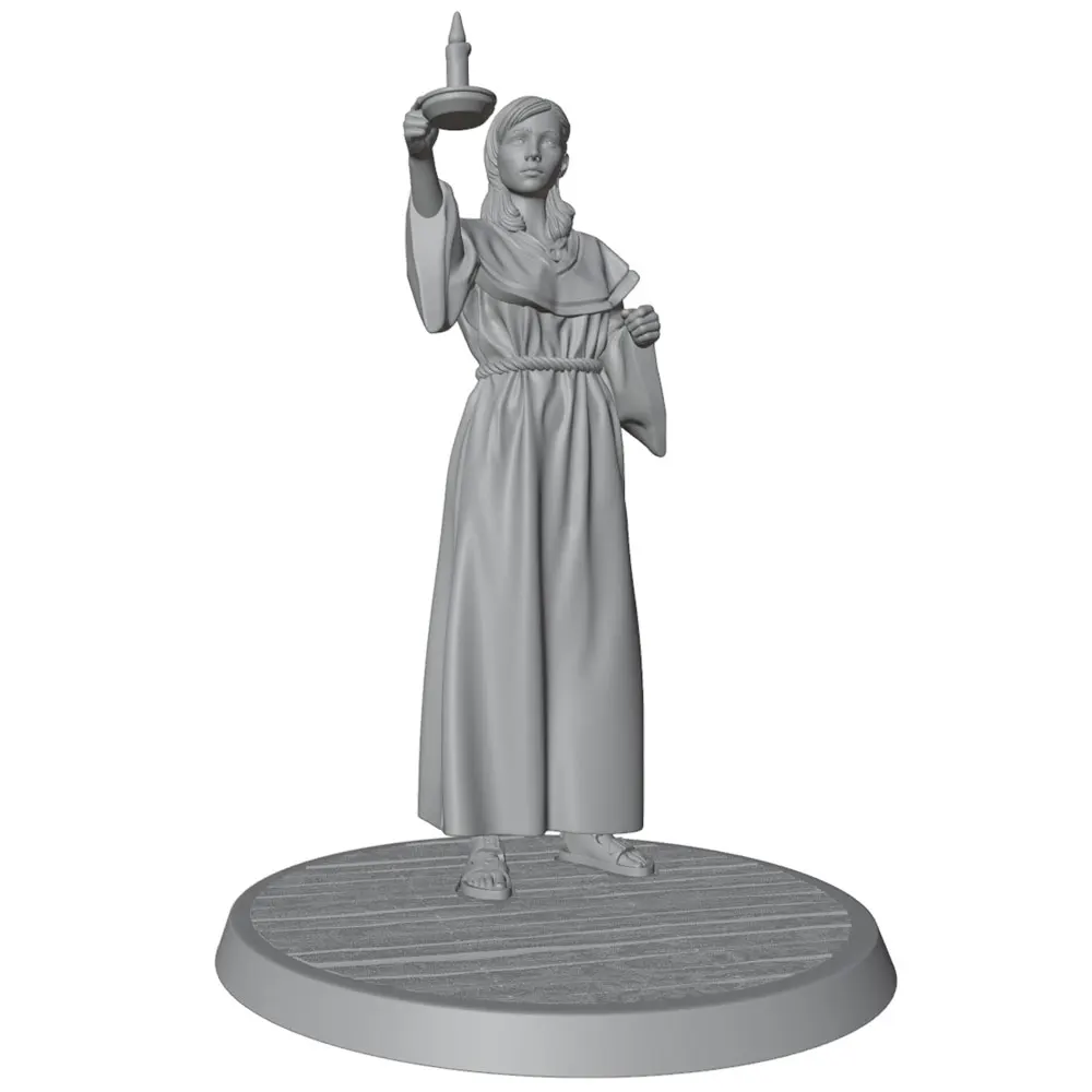 Figura monja resina 75mm 1/24 sin pintar – coleccionismo y rol - imagen 4